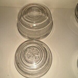 Anchor Hocking Anchor Ovenware Oven Proof clear bowl 1.5 Qt -2.5 qt/ Set 2